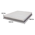 Colchão Queen  Care 158x198 Silver D26 Mira-Coil Reconflex