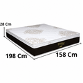 Colchão Queen 158x198x28 com Espuma D33 Ortobom Petrus