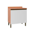 Cozinha Compacta Macadâmia 80cm 4 Portas Telasul