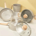 Conjunto De Panelas 4 Peças Marble Edition- Cinza Dust Oster