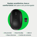 Mouse Intelbras Msi100 -sem Fio Preto Blister Preto