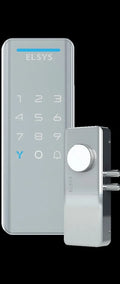 Fechadura Eletrônica Digital Sobrepor Prata Elsys ESF-DS1100V – Prata