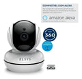 Câmera Inteligente Wifi Giratória Full HD MYRA 360 ESC-WR5F