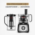 Multiprocessador Turbo Chef 5 em 1 Mondial MPN-01-B - 110V