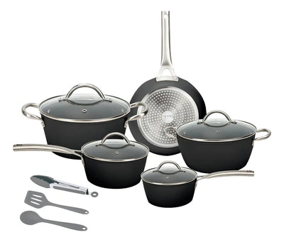 Jogo De Panelas 8 Peças Ceramic Prime Black - Neuhaus