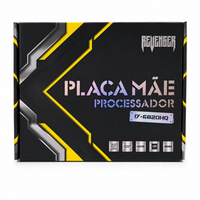 Placa Mãe G-PC1087HQ Mini ITX com Processador Intel Core i7-6820HQ DDR4 M.2 HDMI DP