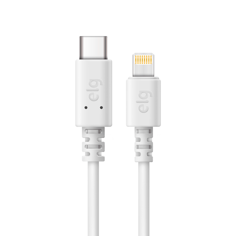 Cabo ELG USB-C para Lightning TCL20 Cabo 2M 2.1A Fast Charge iPhone