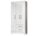 Guarda-Roupa 3 Portas 2 Gavetas Lima Moval