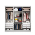 Guarda-Roupa Casal New Vértice 6 Portas 6 Gavetas Novo Horizonte