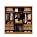 Guarda-Roupa Casal New Vértice 6 Portas 6 Gavetas Novo Horizonte