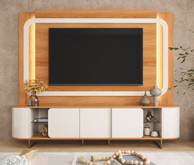 Home 2.4 Atlanta Lukaliam para TV até 65 Polegadas com Nichos e LED