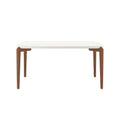 Mesa de Jantar Donatella 135cm Retangular com Vidro Província para 4 Lugares