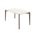 Mesa de Jantar Donatella 135cm Retangular com Vidro Província para 4 Lugares