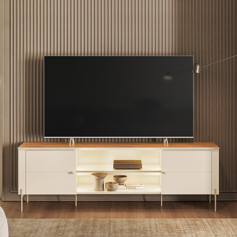 Rack para Tv até 75" Brasília  2 Portas  Mobler