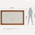Painel para TV até 75 Polegadas 220cm Oslo com Passa-Fios