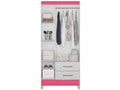 Guarda-Roupa 3 Portas 2 Gavetas Lima Moval