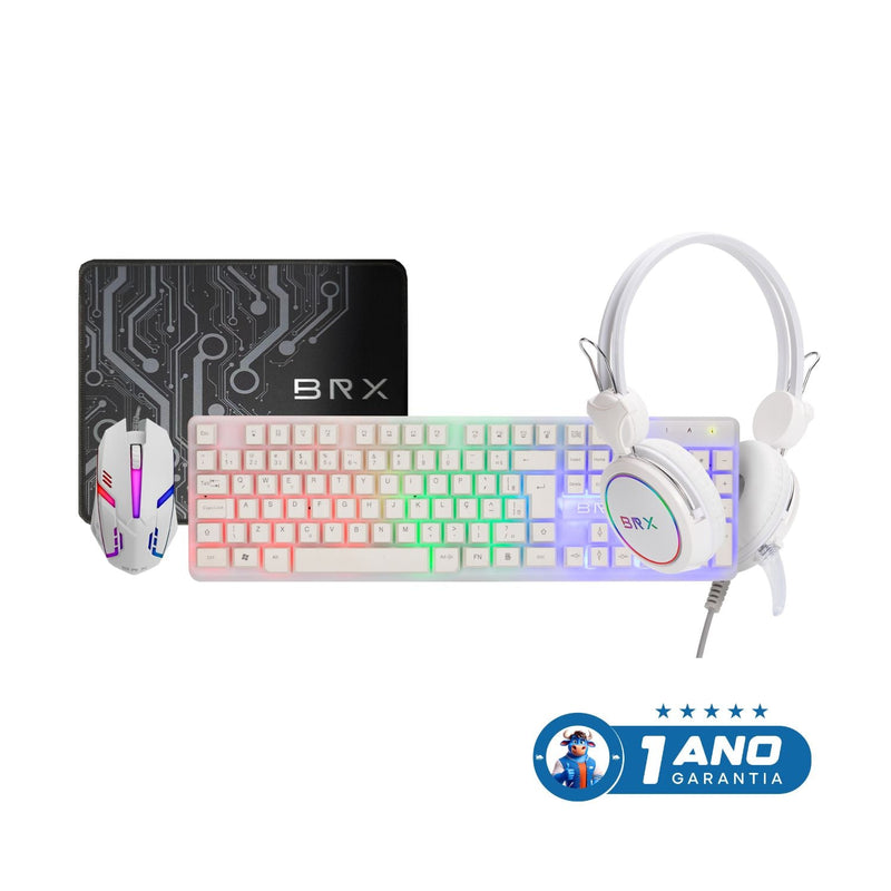 COMBO GAMER BRX CB-G593W WHITE