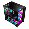 Gabinete Gamer K-Mex Tiger Shark Preto Vidro Temperado