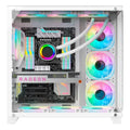 Gabinete Gamer K-Mex Ghost Shark White CGW2J1 Aquário ATX