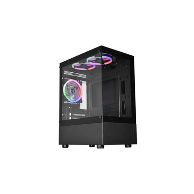 Gabinete Gamer K-MEX Medusa Micro ATX CG-01TW Vidro Temperado