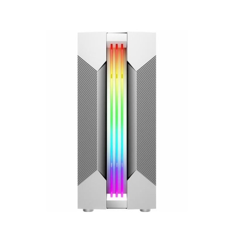 Gabinete Gamer K-Mex Bifrost White CG-W1A9 ATX Vidro Temperado RGB