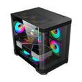 Gabinete Gamer K-Mex Curvo Aquário CG-01AG Vidro Temperado