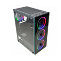 Gabinete Gamer Divinus Multicolor CG-AL10 ATX Vidro Temperado Com 3 Fans