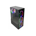 Gabinete Gamer K-Mex Elite Multicolor CG-10W5 RGB Com 3 Fans