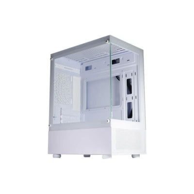 Gabinete Gamer K-MEX Medusa White CG-W1TW Mini Tower