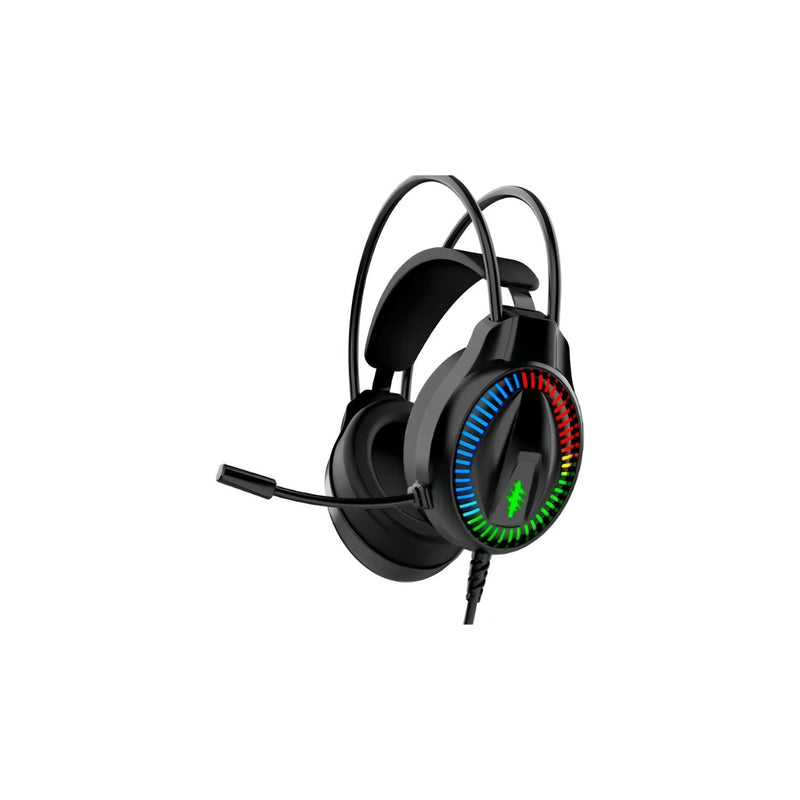 Headset Gamer Stereo P2 Rgb K-mex Ar99 Cor Preto
