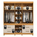 Guarda Roupa Casal 6 Portas 4 Gavetas Guarujá Demóbile