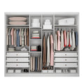 Guarda-Roupa Casal Robust com Espelho 6 Portas 6 Gavetas Novo Horizonte