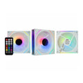 Kit Cooler ARGB Aavwinfinity Nazca White 3 Coolers 120 Mm Com Controladora K-mex