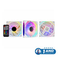 Kit Fan Cooler Infinite Space White ARGB - AARA K-MEX