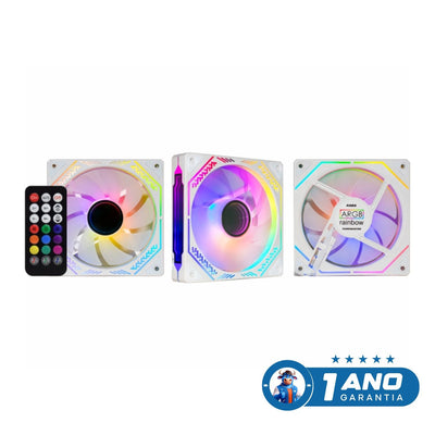 Kit Fan Cooler Infinite Space White ARGB - AARA K-MEX