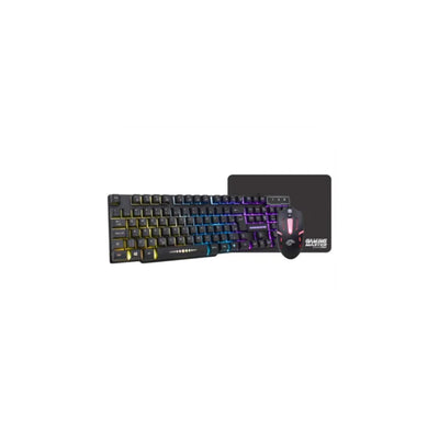 Kit Gamer KM5228 Rainbow + MOA834 + Pad FXX