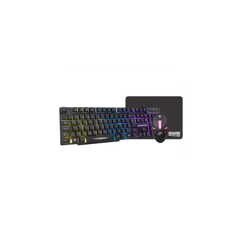 Kit Gamer KM5228 Rainbow + MOA834 + Pad FXX