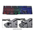 Kit Gamer KM5228 Rainbow + MOA834 + Pad FXX