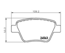 Pastilha de Freio Traseira Audi A1 / A3 / Jetta VI