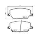 Pastilha de Freio Dianteira Fiat Toro / Jeep Compass