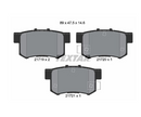 Pastilha de Freio Traseira Honda Civic / Accord 2.2