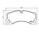 Pastilha de Freio Dianteira Porsche Cayenne / Panamera
