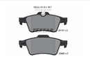 Pastilha de Freio Traseira Volvo S40 / Jaguar XF