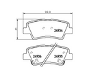Pastilha de Freio Traseira Hyundai Tucson / Kia Soul 2009