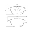 Pastilha de Freio Dianteira Freelander 2 / Volvo S60