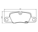 Pastilha de Freio Traseira Porsche Panamera 970 3.0