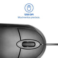 MOUSE COM FIO MF100 USB 1200DPI 3 BOT SLIM PT