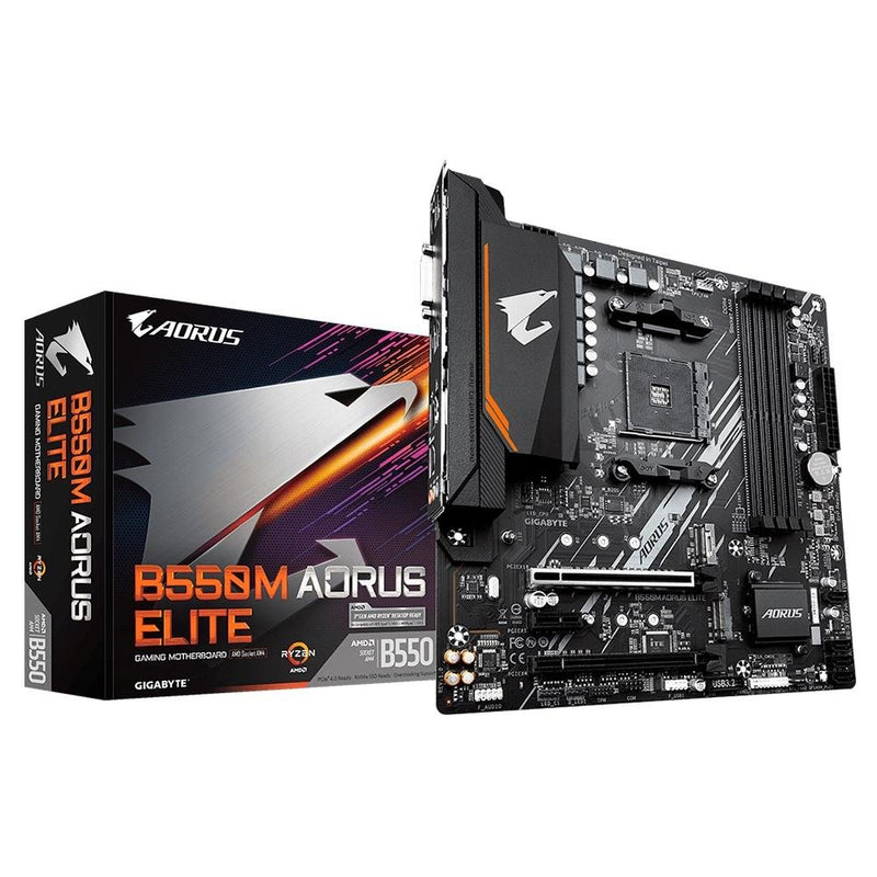 Placa Mãe Gigabyte B550M AORUS Elite AM4 DDR4 – Alto Desempenho para Ryzen com PCIe 4.0