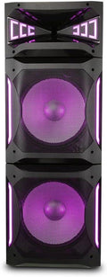 Caixa De Som Amplificada 2500w Philco Ex Bass Pcx30000 Preto