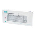Teclado Gamer APlus Tech Barak white Led Mecânico Switch Blue AP-KB-3884W